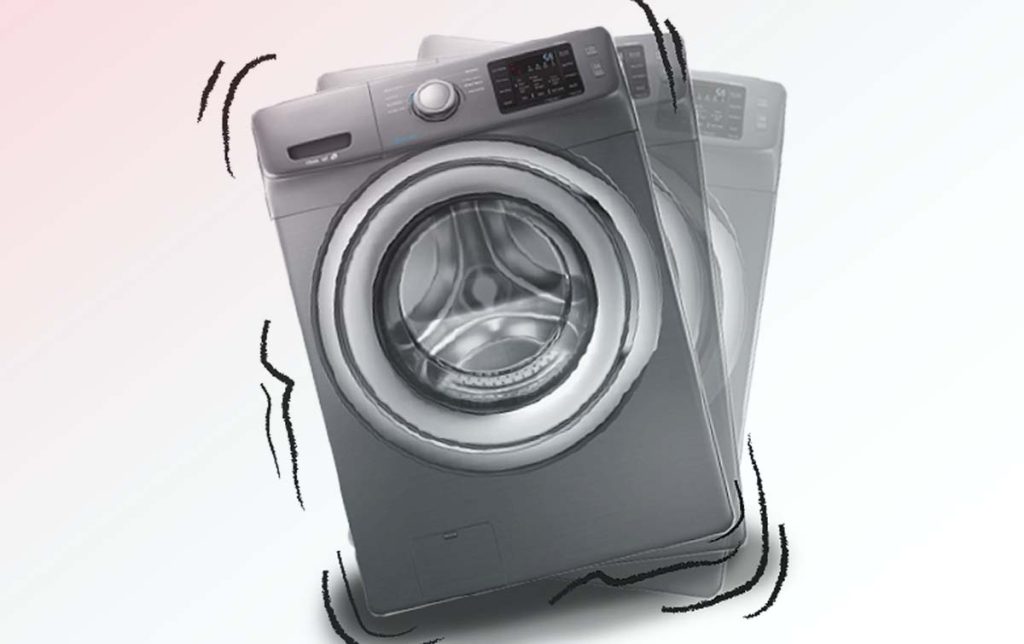 علت لرزش ماشین لباسشویی
